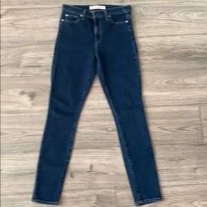 Gap true skinny dark wash jeans